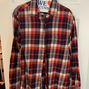 J Crew Flannel Shirt. Classic Fit. Like new.